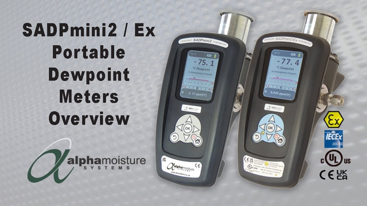 SADPmini2 Portable Dewpoint Meter Overview