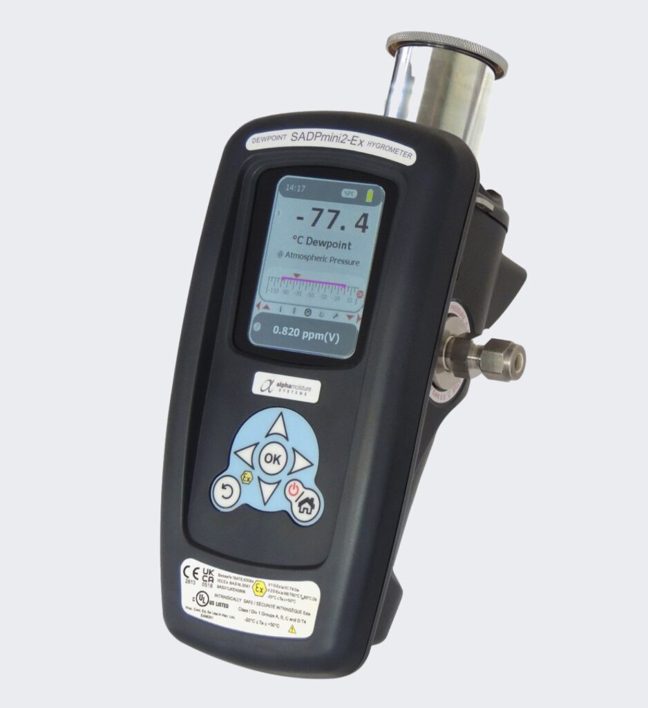 SADPmini2 is the No1 portable dewpoint hygrometer