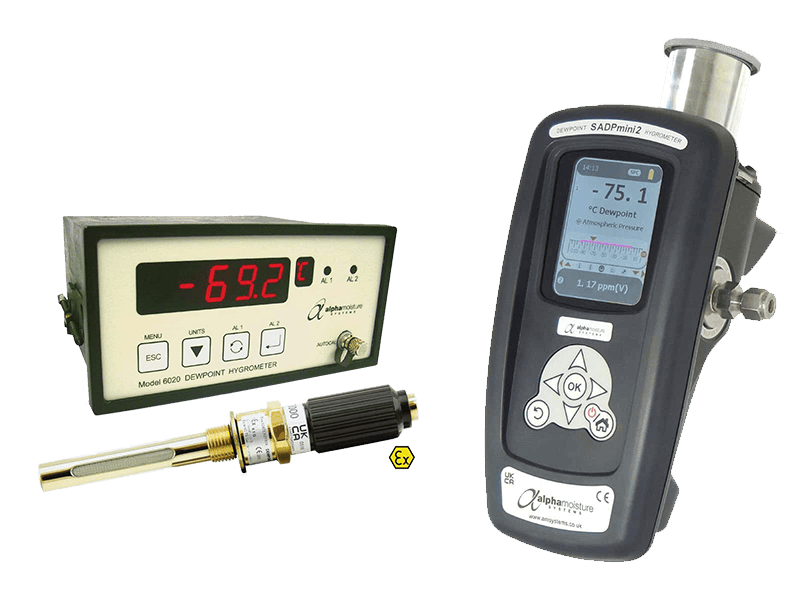 Importance of Dewpoint Measurement in Breathing Gases 5 Online and portable trace moisture measurement