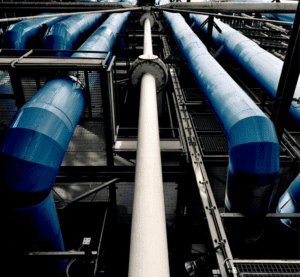 Air separation pipework